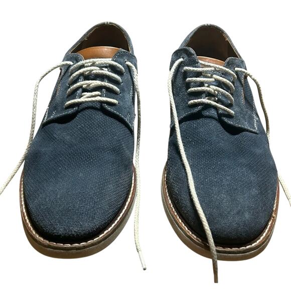 Johnston & Murphy Men\'s Dark Blue Suede Oxfords size 10M main image 10